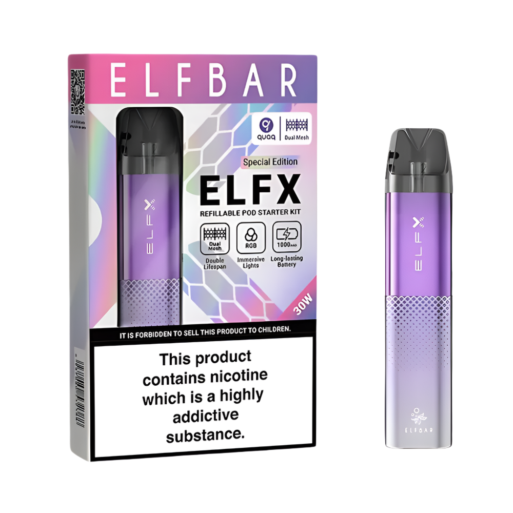 Elf Bar ELFX Pod Vape Kit Starter Bundle