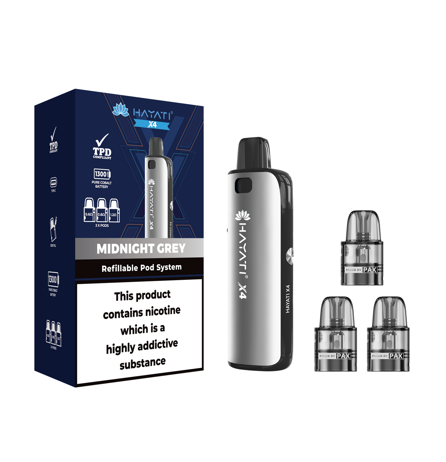 Hayati X4 Refillable Pod Vape Kit