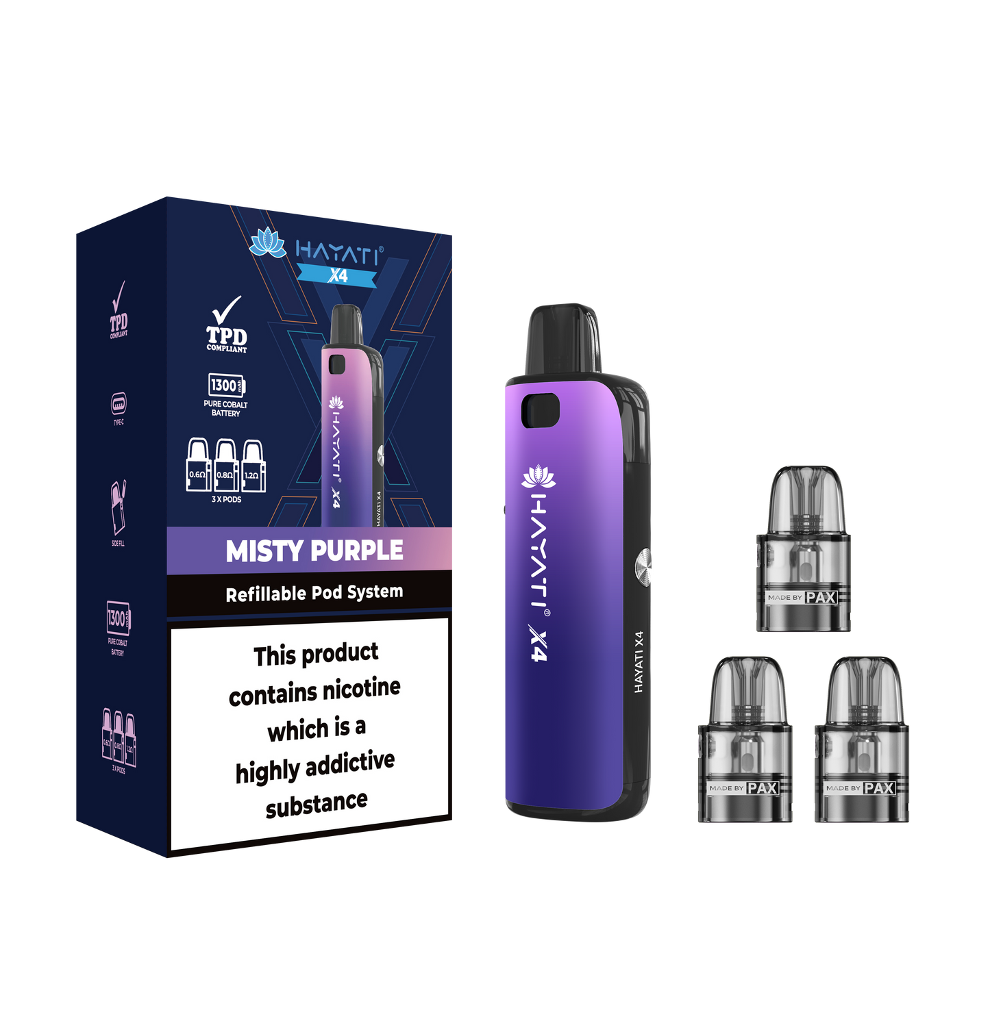 Hayati X4 Refillable Pod Vape Kit