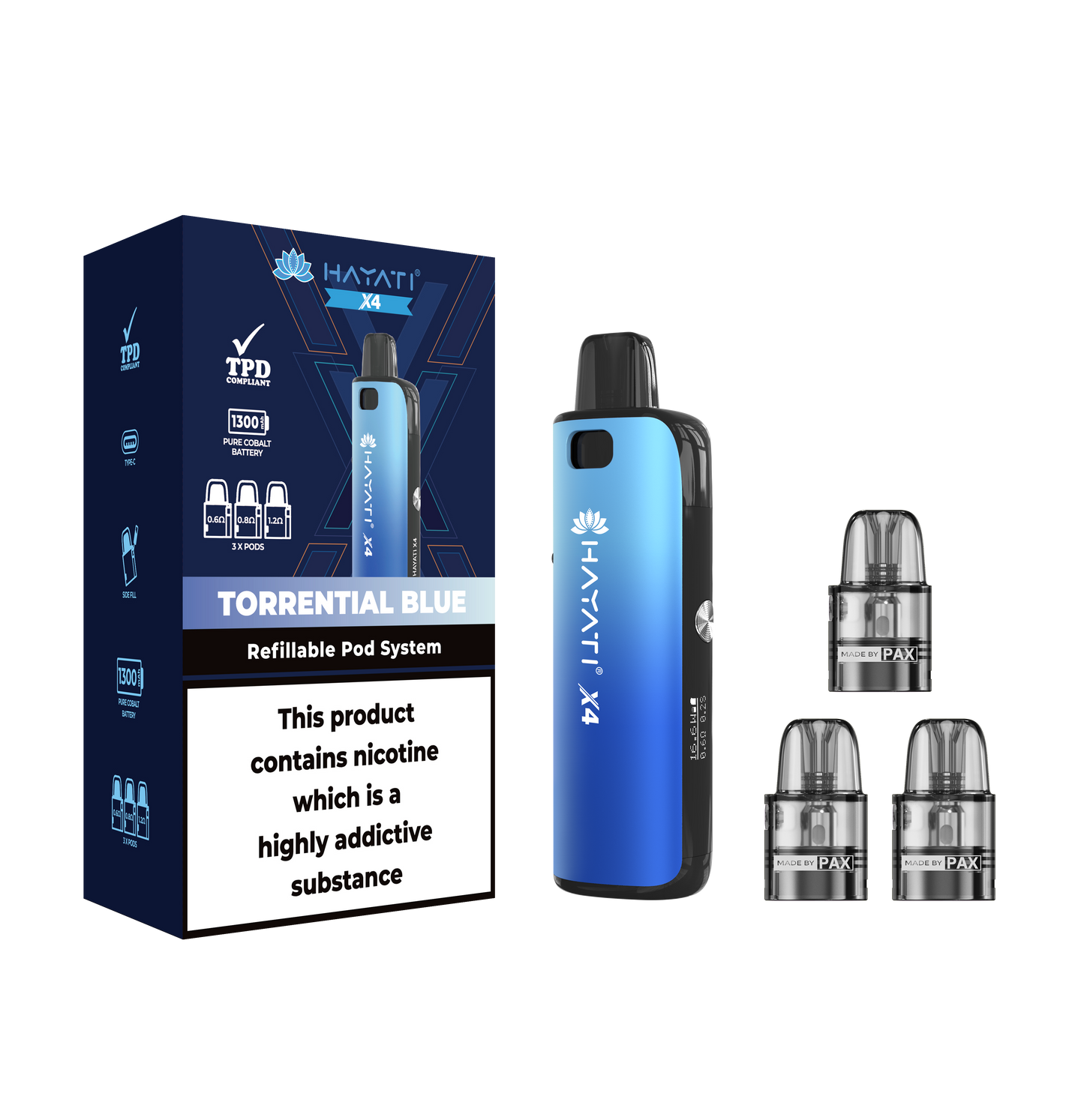 Hayati X4 Refillable Pod Vape Kit