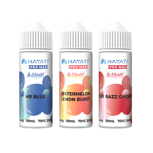 Hayati Pro Max 100ml Shortfill Eliquid 0mg Nic