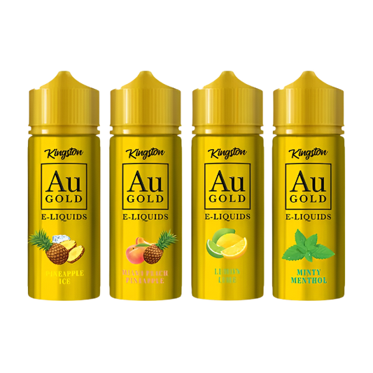 Kingston AU Gold Shortfill 70VG/30PG 100ml E-liquid 0mg Nic