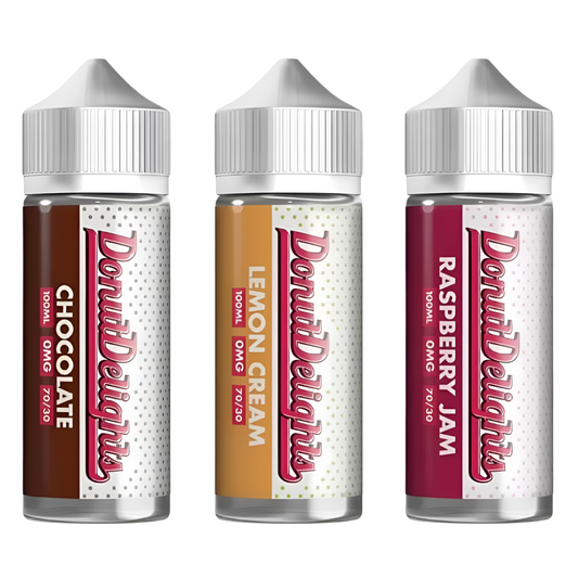 Donut Delight 100ml Shortfill E-Liquid 0mg Nic